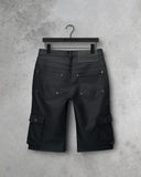 Leather Utility Shorts