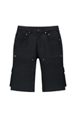 Leather Utility Shorts