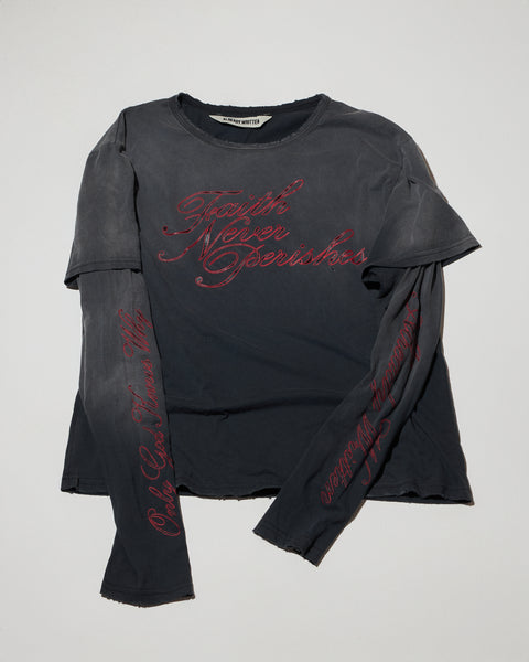 Faith Never Perishes Double Layer Tee