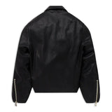 Leather Double Zip Jacket